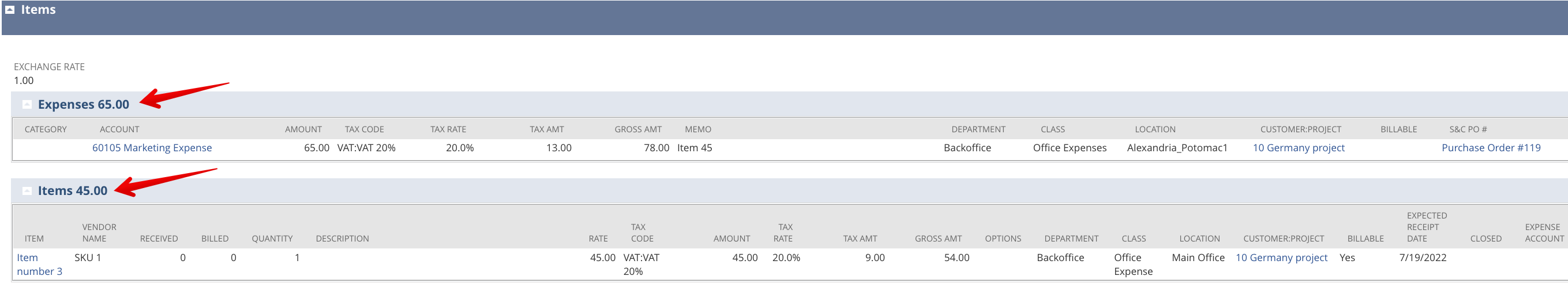 NetSuite Purchase Orders Integration